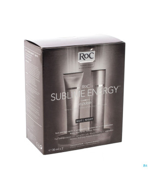 Roc sublime energy creme aa nuit 2x30ml