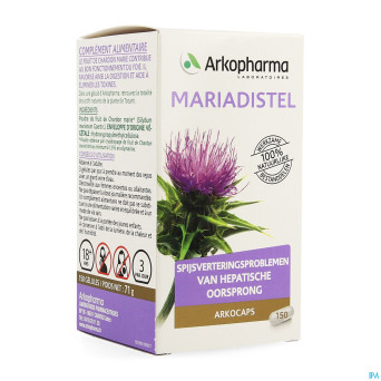 Arkogelules chardon marie vegetal 150  cfr 4137873