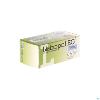 Lisinopril eg 20mg pi pharma comp  98x20mg pip