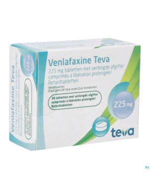 Venlafaxine teva comp liberation prol 30x225mg