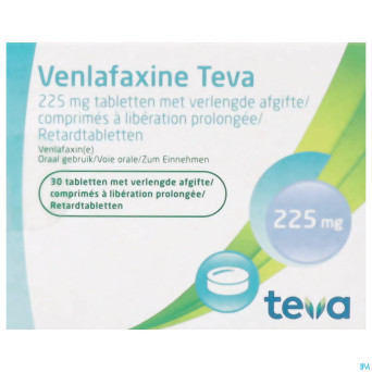 Venlafaxine teva comp liberation prol 30x225mg