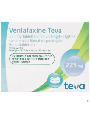 Venlafaxine teva comp liberation prol 30x225mg