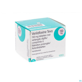 Venlafaxine teva comp liberation prol 100x150mg