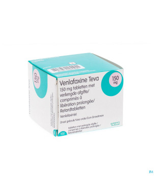 Venlafaxine teva comp liberation prol 100x150mg