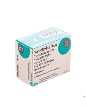 Venlafaxine teva comp liberation prol  60x 75mg