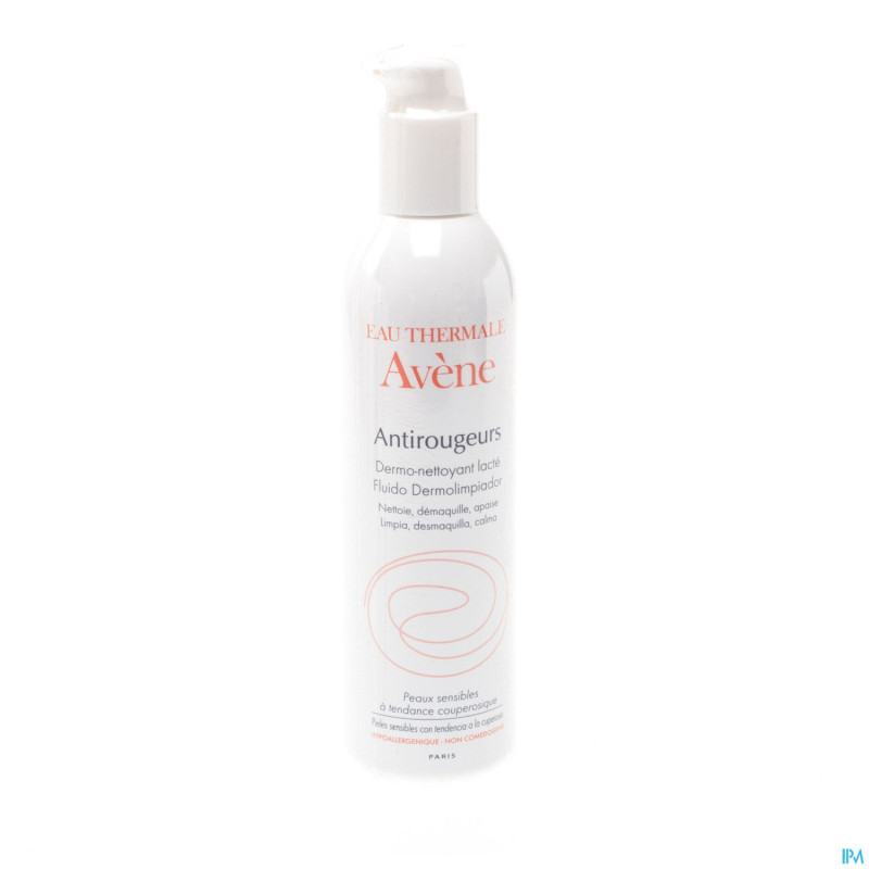 Avene antirougeurs dermo nettoyant lacte 300ml