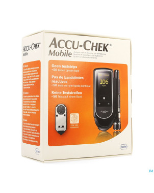 Accu chek mobile startkit (50tests+metre+piqueur)