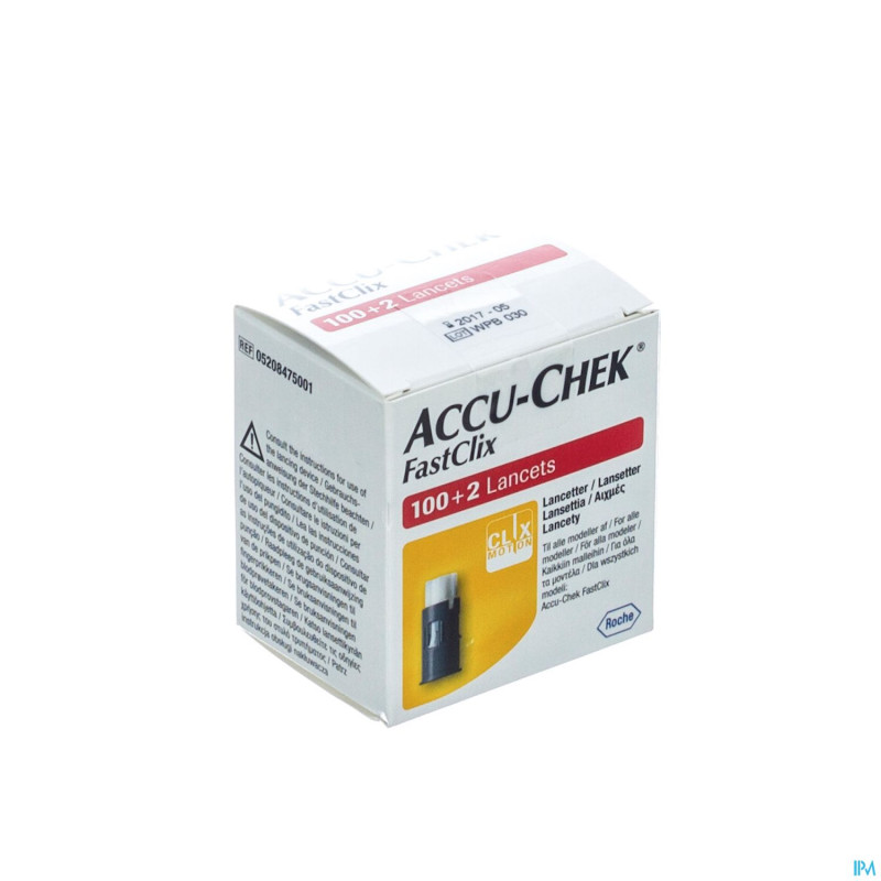 Accu chek mobile fastclix lancets  17x6 5208475001