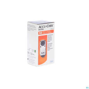 Accu chek mobile test cassette 50 tests 7141254171