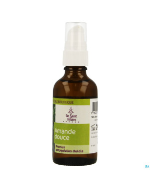 Amande douce huile vegetale    fl pompe 50ml