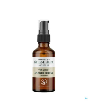 Amande douce huile vegetale    fl pompe 50ml