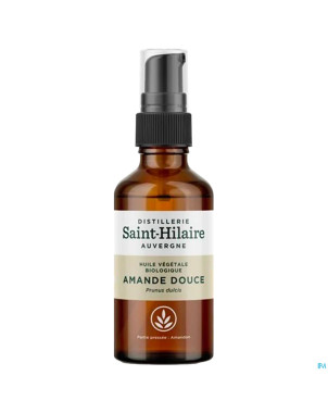 Amande douce huile vegetale    fl pompe 50ml