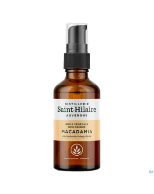 Macadamia huile vegetale    fl pompe 50ml