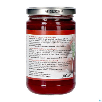 Prodia tartinade 4 fruits+maltit.300g 6189 revogan