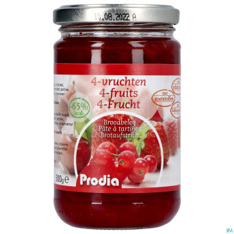 Prodia tartinade 4 fruits+maltit.300g 6189 revogan