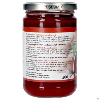 Prodia tartinade 4 fruits+maltit.300g 6189 revogan
