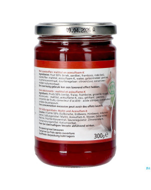 Prodia tartinade 4 fruits+maltit.300g 6189 revogan