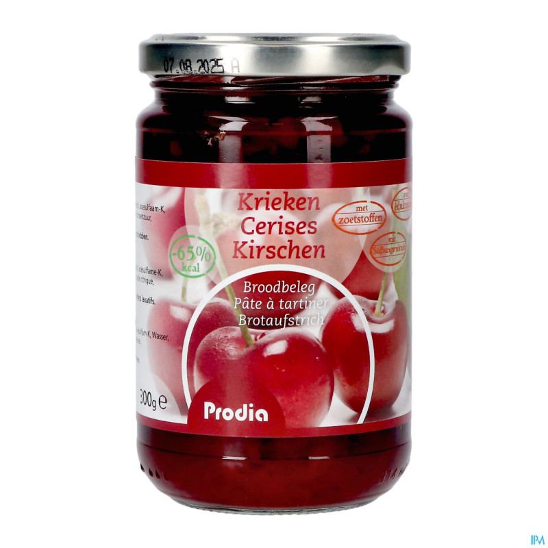 Prodia tartinade cerises+maltitol300g 6188 revogan