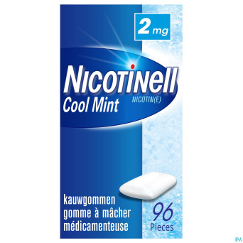 Nicotinell cool mint 2 mg gommes a macher 96