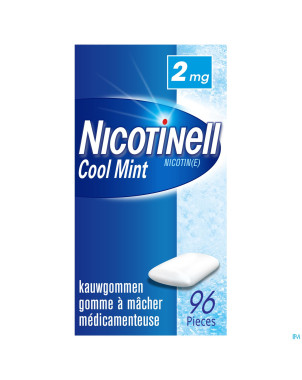 Nicotinell cool mint 2 mg gommes a macher 96