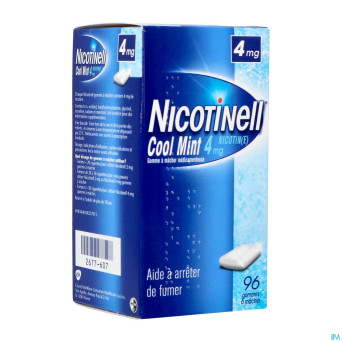 Nicotinell cool mint 4 mg gommes a macher 96