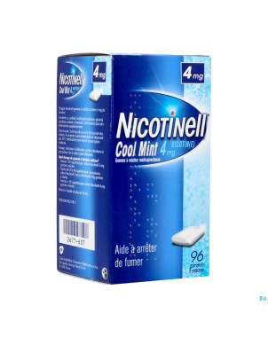 Nicotinell cool mint 4 mg gommes a macher 96