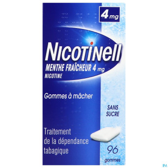 Nicotinell cool mint 4 mg gommes a macher 96