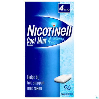 Nicotinell cool mint 4 mg gommes a macher 96