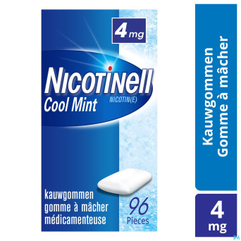 Nicotinell cool mint 4 mg gommes a macher 96