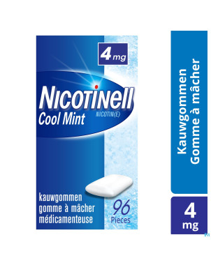 Nicotinell cool mint 4 mg gommes a macher 96