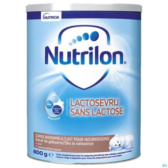 Nutrilon sans lactose    pdr 800g