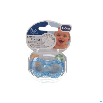 Nuby nt sucette flex silicone ovale  0-6m  1 67538