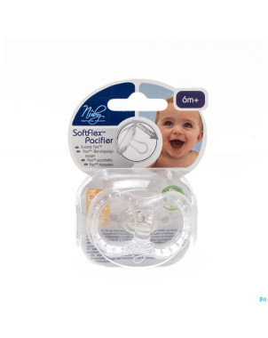 Nuby nt sucette flex silicone ovale   +6m  1 67538