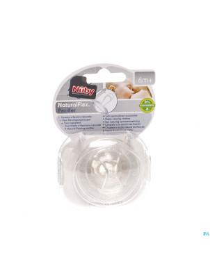 Nuby nt sucette flex silicone cerise  +6m  1 67536