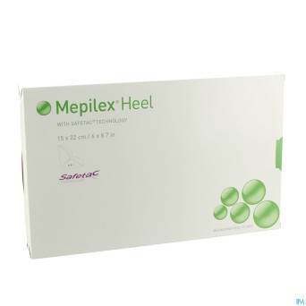 Mepilex heel pansement steril    15x22cm 5 288300