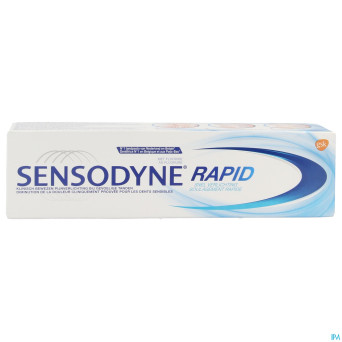 Sensodyne rapid dentifrice tube    75ml