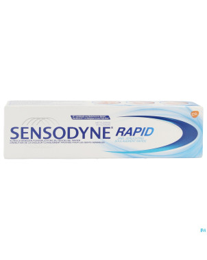 Sensodyne rapid dentifrice tube    75ml