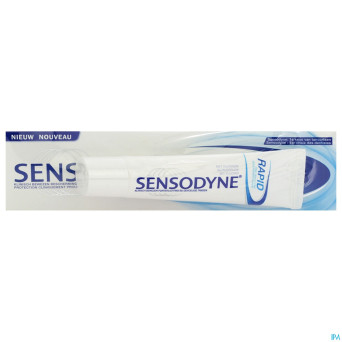 Sensodyne rapid dentifrice tube    75ml