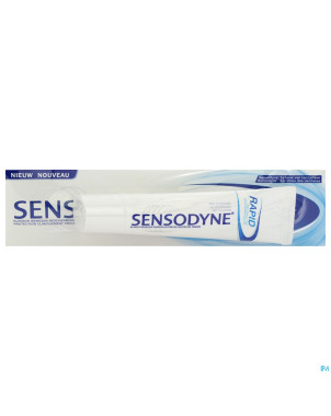 Sensodyne rapid dentifrice tube    75ml