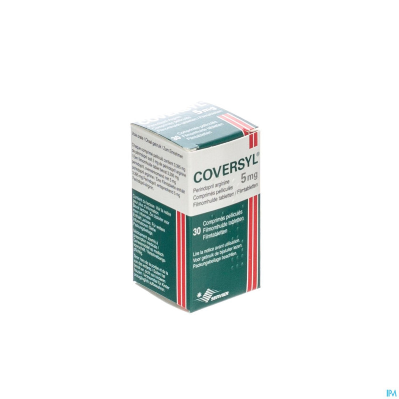 Coversyl pi pharma 5 mg comp pell  30 x 5mg pip
