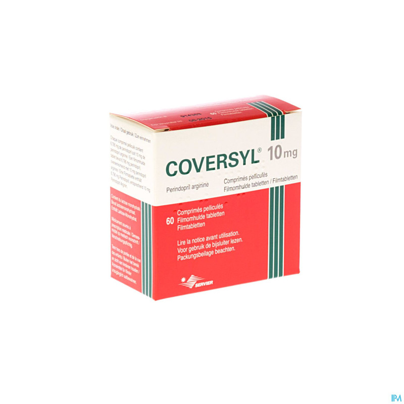 Coversyl pi pharma 10mg comp pell 60 x 10mg pip