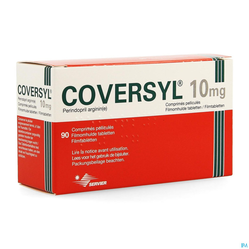 Coversyl pi pharma 10mg comp pell 90 x 10mg pip