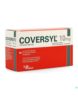 Coversyl pi pharma 10mg comp pell 90 x 10mg pip
