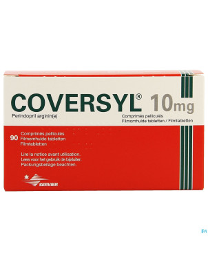 Coversyl pi pharma 10mg comp pell 90 x 10mg pip
