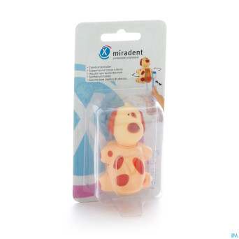 Miradent funny animals chien socle brosse