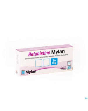 Betahistine viatris 24mg comp 30