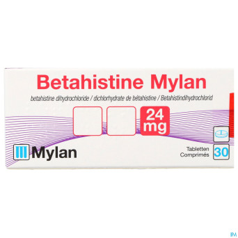 Betahistine viatris 24mg comp 30