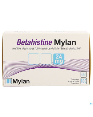 Betahistine viatris 24mg comp100