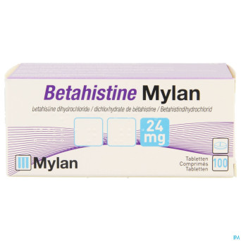 Betahistine viatris 24mg comp100