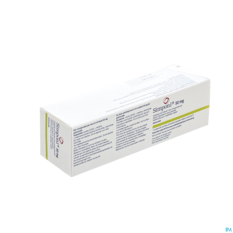 Simponi  50 mg stylo prerempli smartject